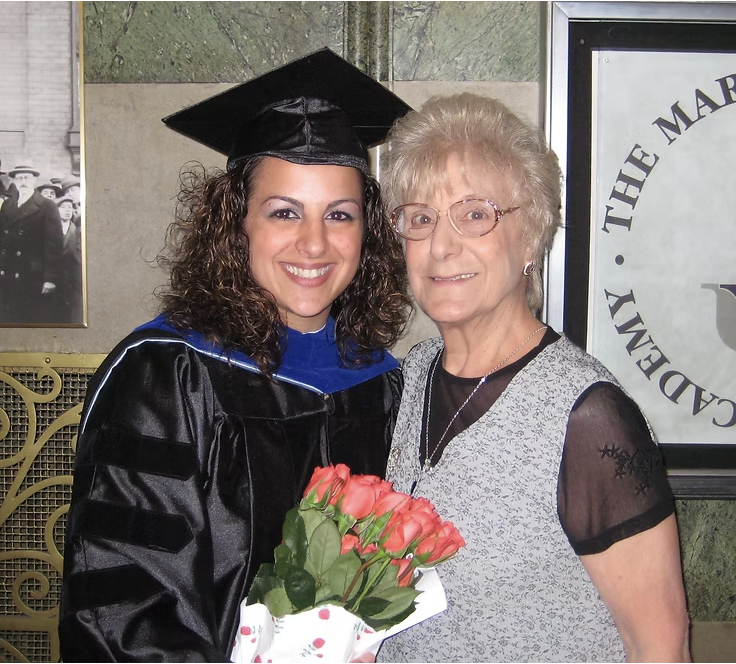 Graduation day with Jean Sisinni